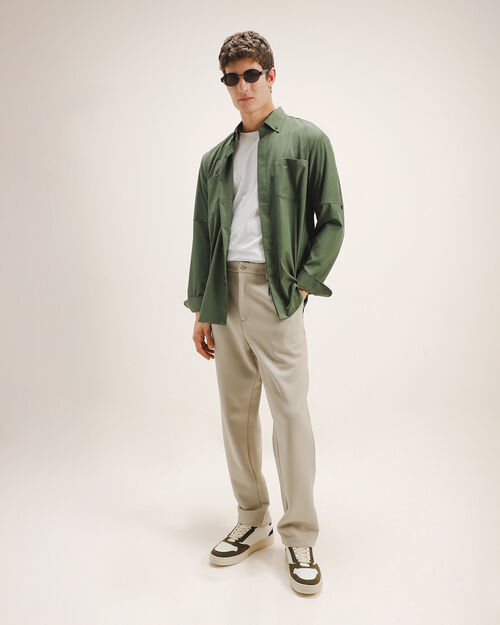 Pantal&oacute;n Beige Fit Regular