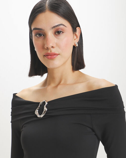 Top Off Shoulder Hebilla
