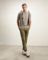 Pantalón Verde Fit Slim,OLIVO MEDIO