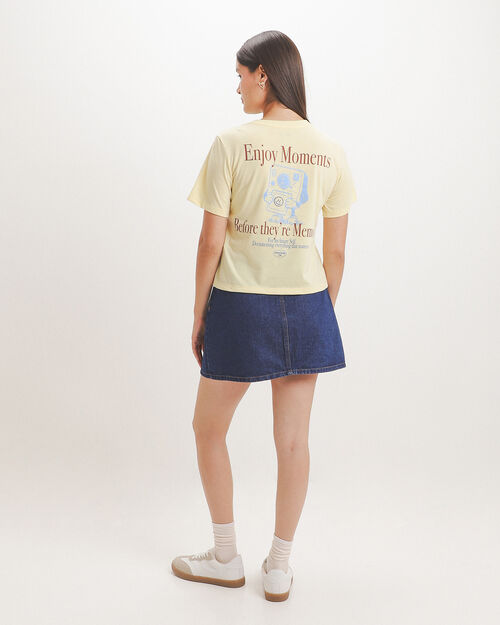 Playera Amarilla Gr&aacute;fico