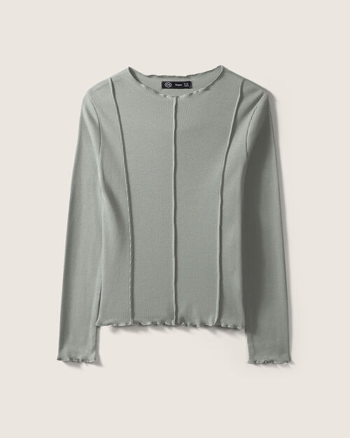 Playera Manga Larga Verde