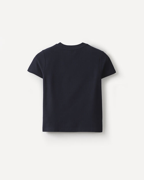 Playera Henley Azul
