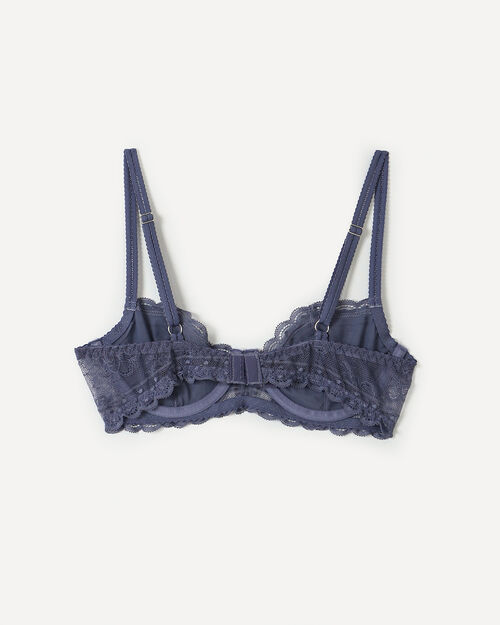 Brasier Azul Encaje