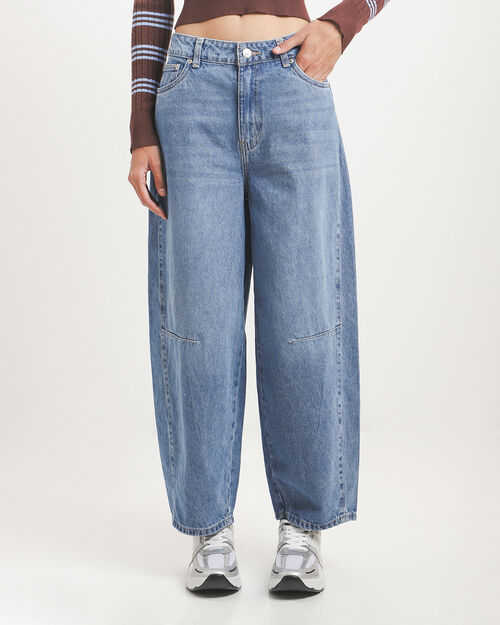 Jeans Barrel Azul