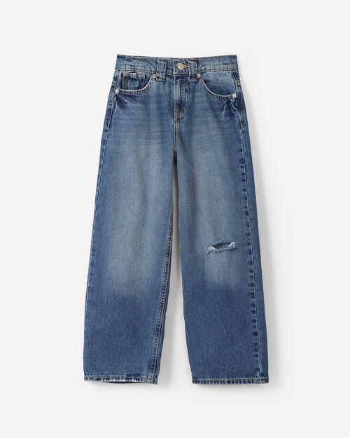 Jeans Wide Leg Destrucci&oacute;n