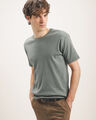 Playera Café Manga Corta,VERDE EMPOLVADO