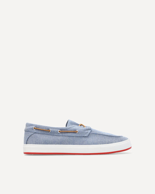 Mocas&iacute;n Azul Agujetas