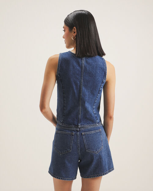 Chaleco Mezclilla Azul