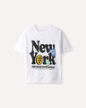 Playera Estampada Aplicaciones,BLANCO P1