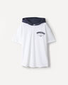 Playera Con Gorro,BLANCO