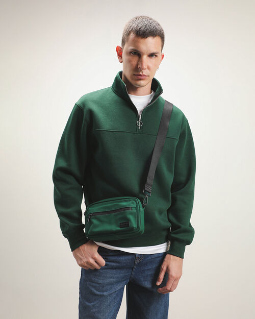 Sudadera Verde Fit Relaxed