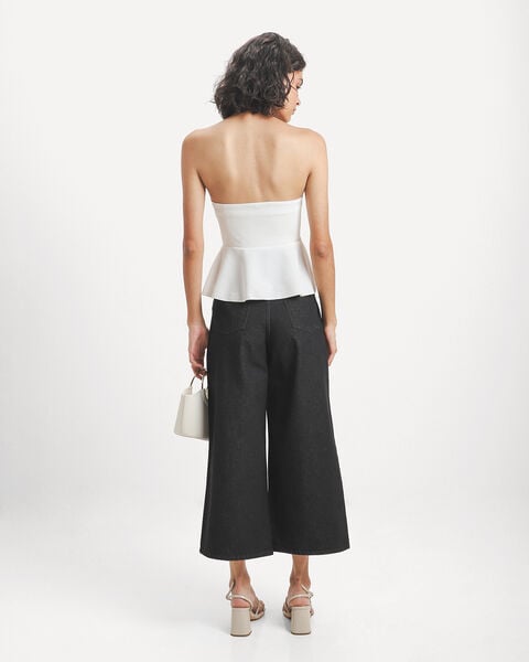 Culotte Jeans Negro