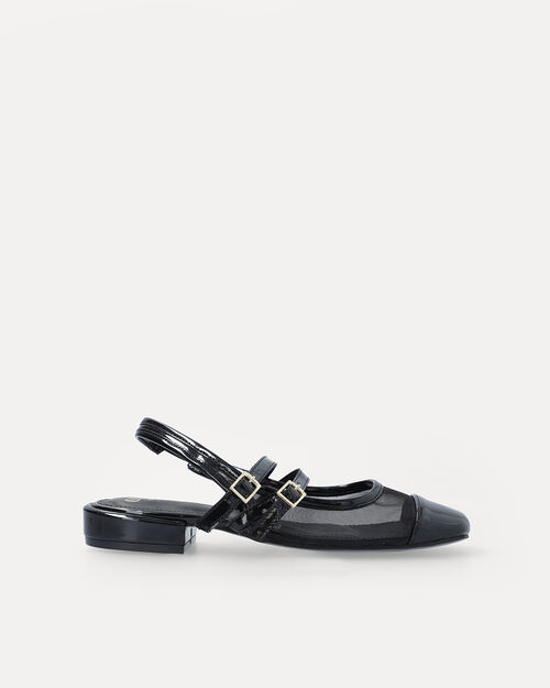 Zapatos Negros Planos