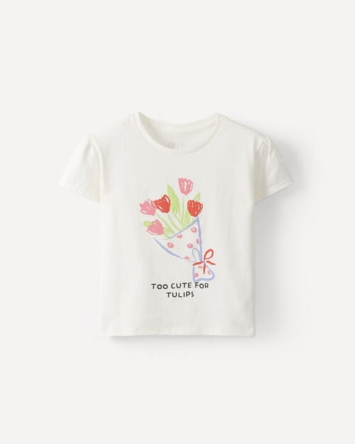 Playera Gr&aacute;fico Tulipanes