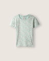 Playera Lila Con Estampado,VERDE EMPOLVADO