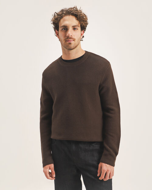 Suéter Café Oversize