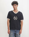 Playera Oversize Azul,AZUL MARINO