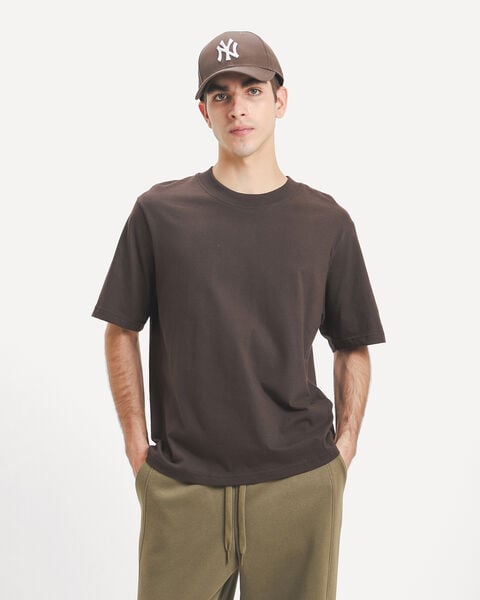 Playera Caf&eacute; Boxy