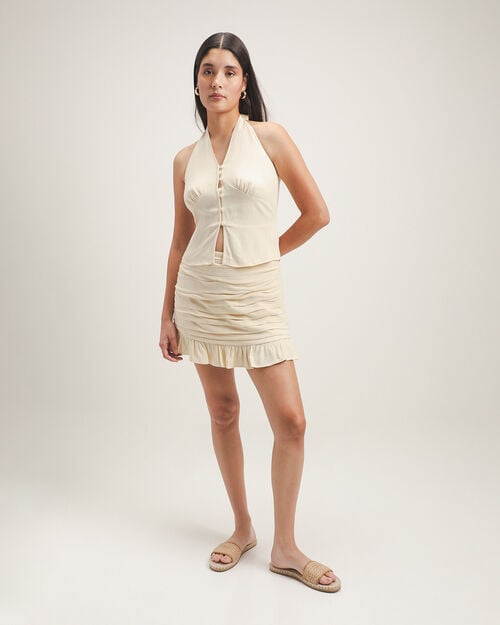 Top Halter Beige