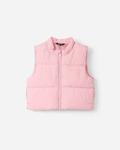 Chaleco Rosa Zipper