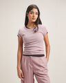 Playera Rosa Manga Corta,ROSA EMPOLVADO