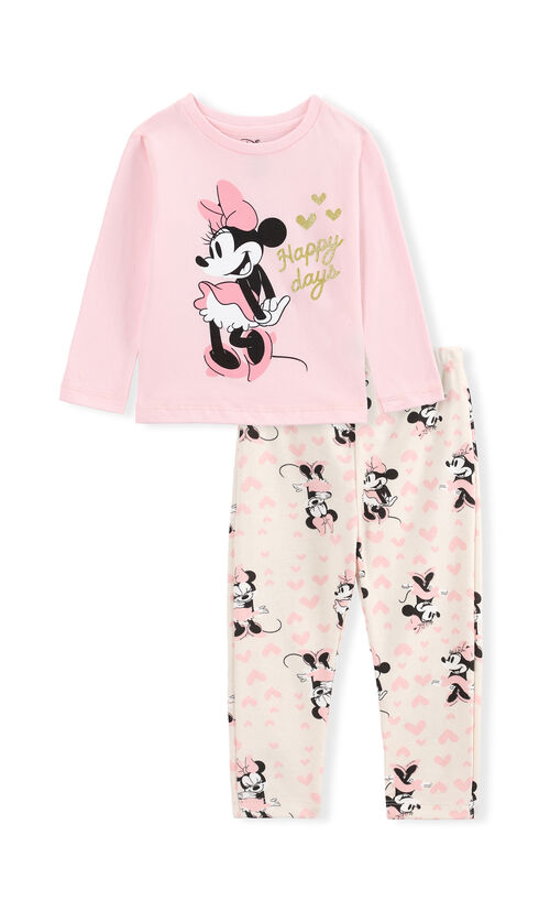 Set 2 Piezas De Pijama Minnie Mouse