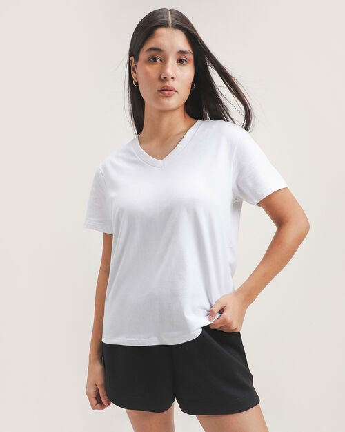 Playera Blanca B&aacute;sica