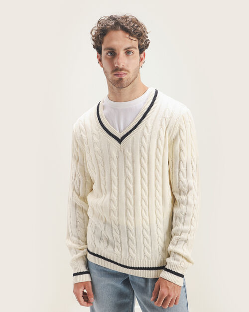 Suéter Ajustado Blanco