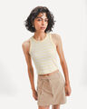 Tank Top Rayas,AMARILLO P1