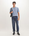 Playera Relaxed Azul,AZUL ACERO