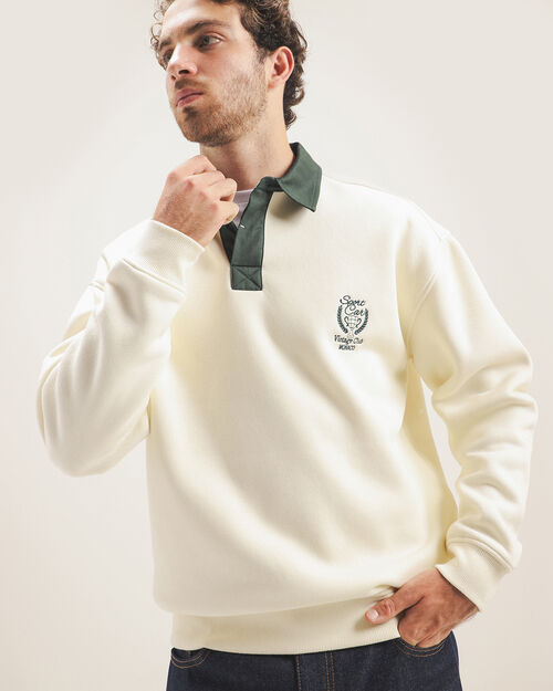 Sudadera Cerrada Beige