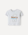 Playera Gr&aacute;fico Osito,GRIS CLARO