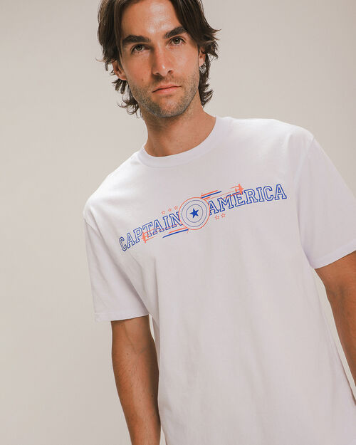 Playera De Pijama Capitán América