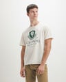 Playera Regular Con Gr&aacute;fico,CREMA