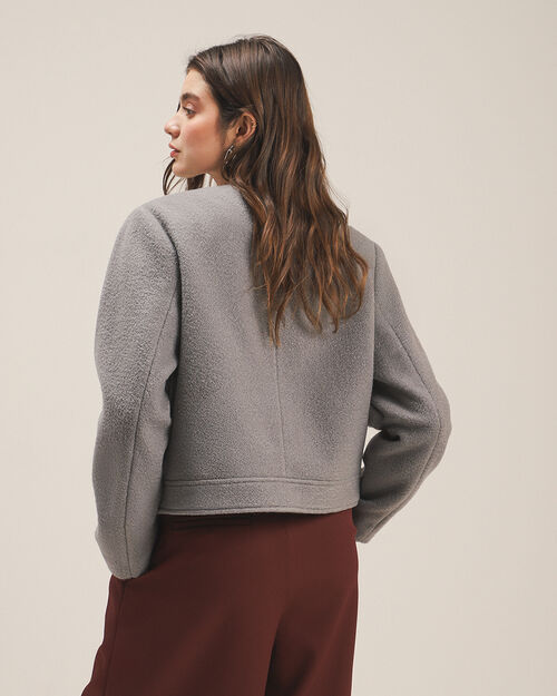 Abrigo Botones Metálicos