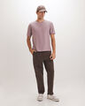 Playera B&aacute;sica Regular,LILA