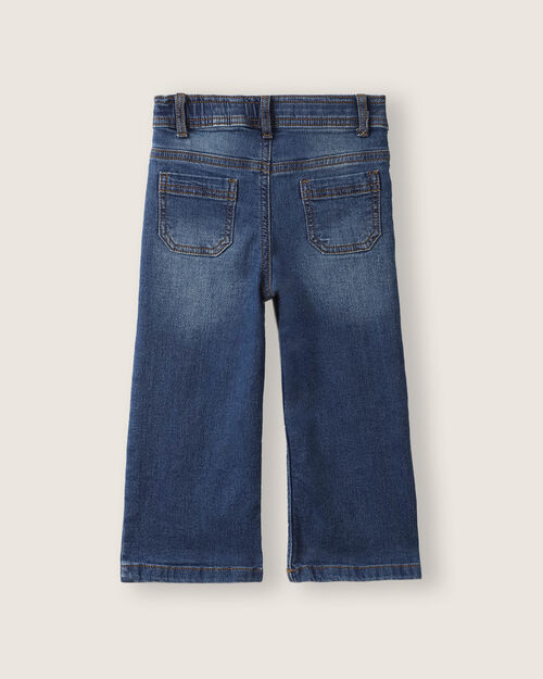 Jeans Azul Con Bolsillos