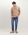 Straight Jeans Azul,AZUL MARINO