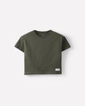 Playera Azul Boxy,VERDE BOSQUE