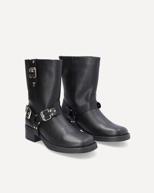 Botas Biker Negras