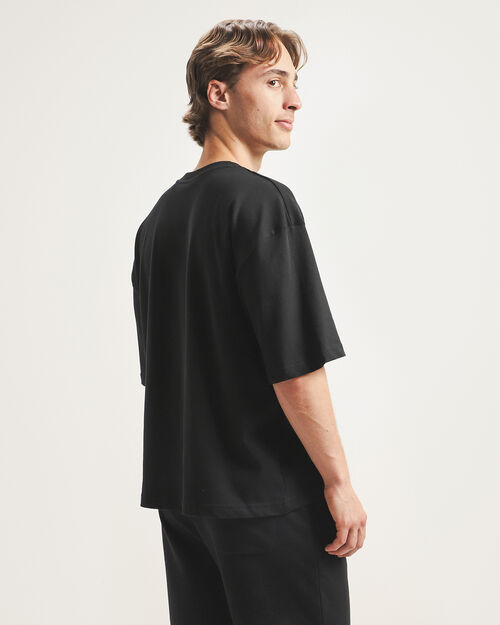 Playera Boxy Manga Corta