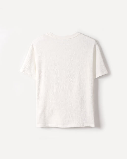 Playera Relaxed Blanca