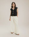 Pantalón Wide Leg Azul,BLANCO