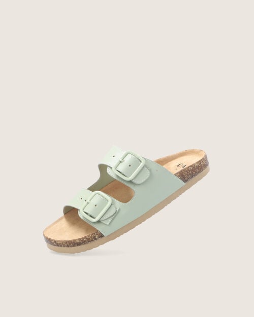 Sandalias Verdes Hebillas