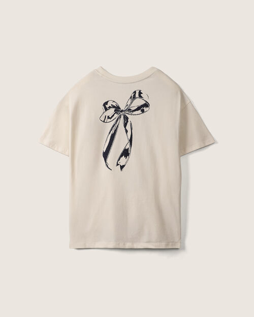 Playera Blanca Estampada