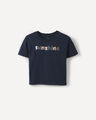 Playera Blanca Estampada,AZUL MARINO