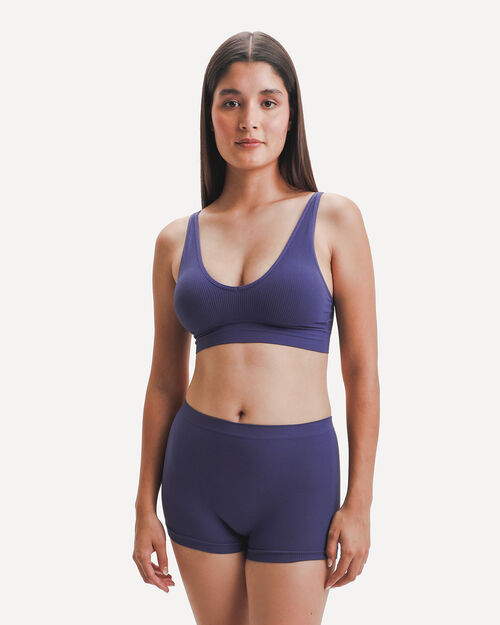 B&oacute;xer Seamless Azul