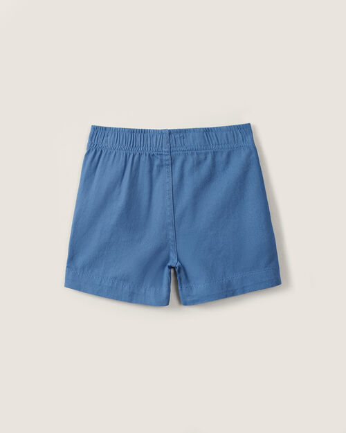 Short Azul Con Jareta