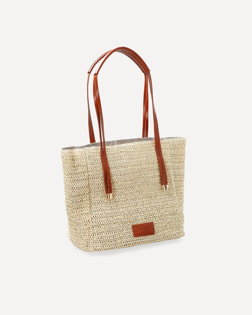 Bolso Caf&eacute; Textura