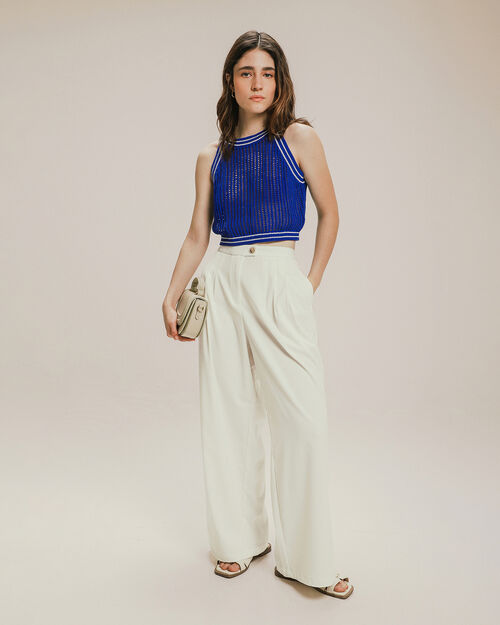 Crop Top Cuello Halter